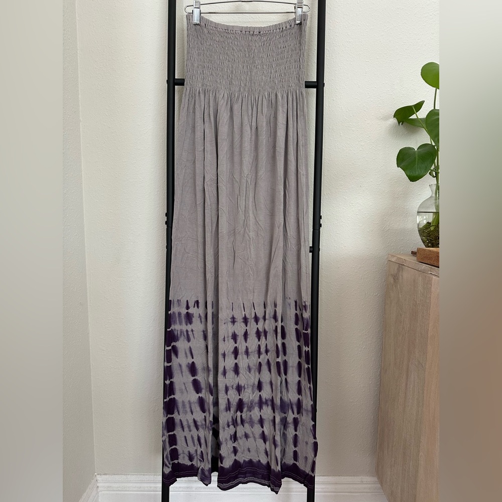 NWT)Tie dye maxi tube dress